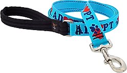 LupinePet Adopt Padded Handle Dog Leash, Regular: 6-ft long, 1-in wide