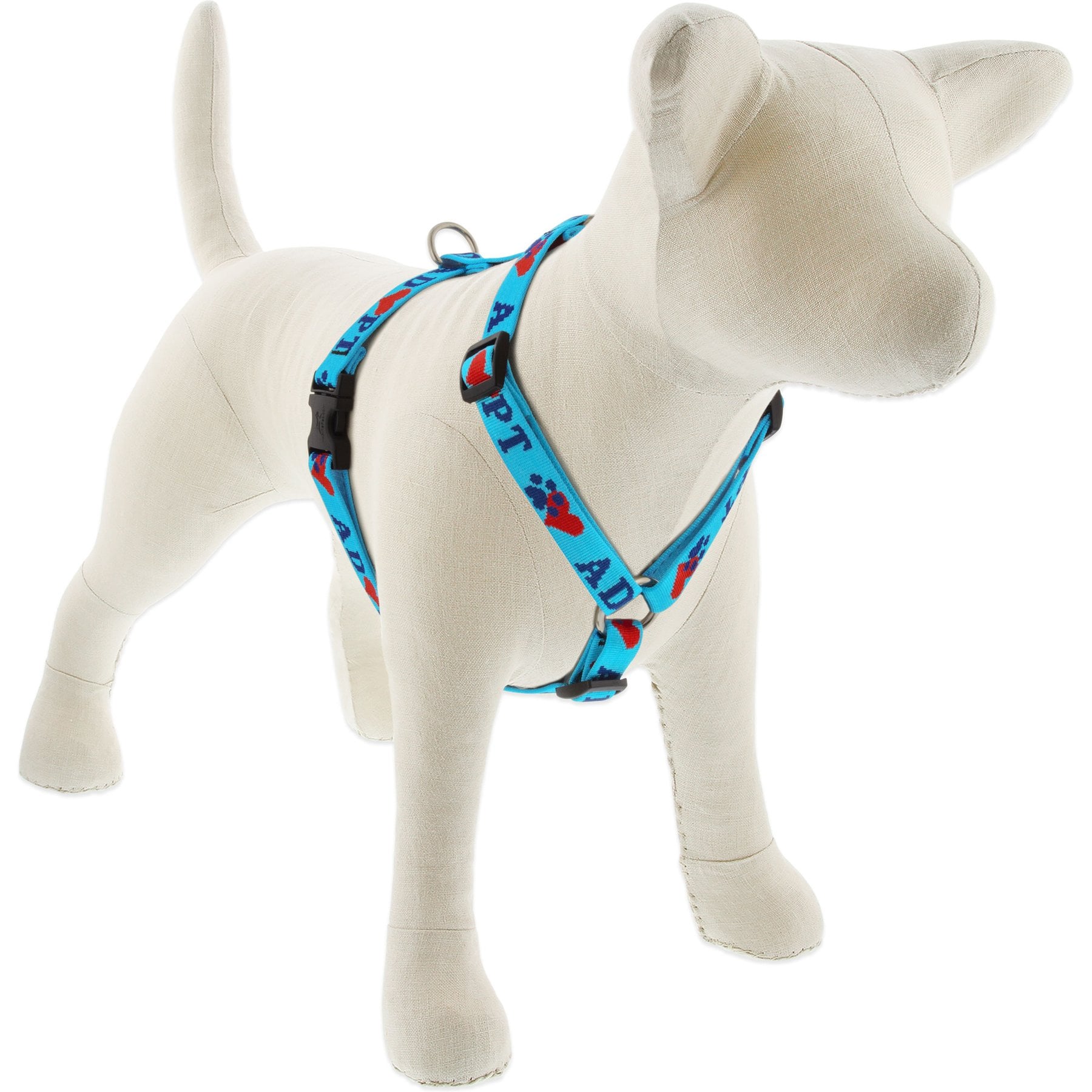 LupinePet Adopt Adjustable Dog Harness, Large: 20 to 32-in chest, 3/4-in wide
