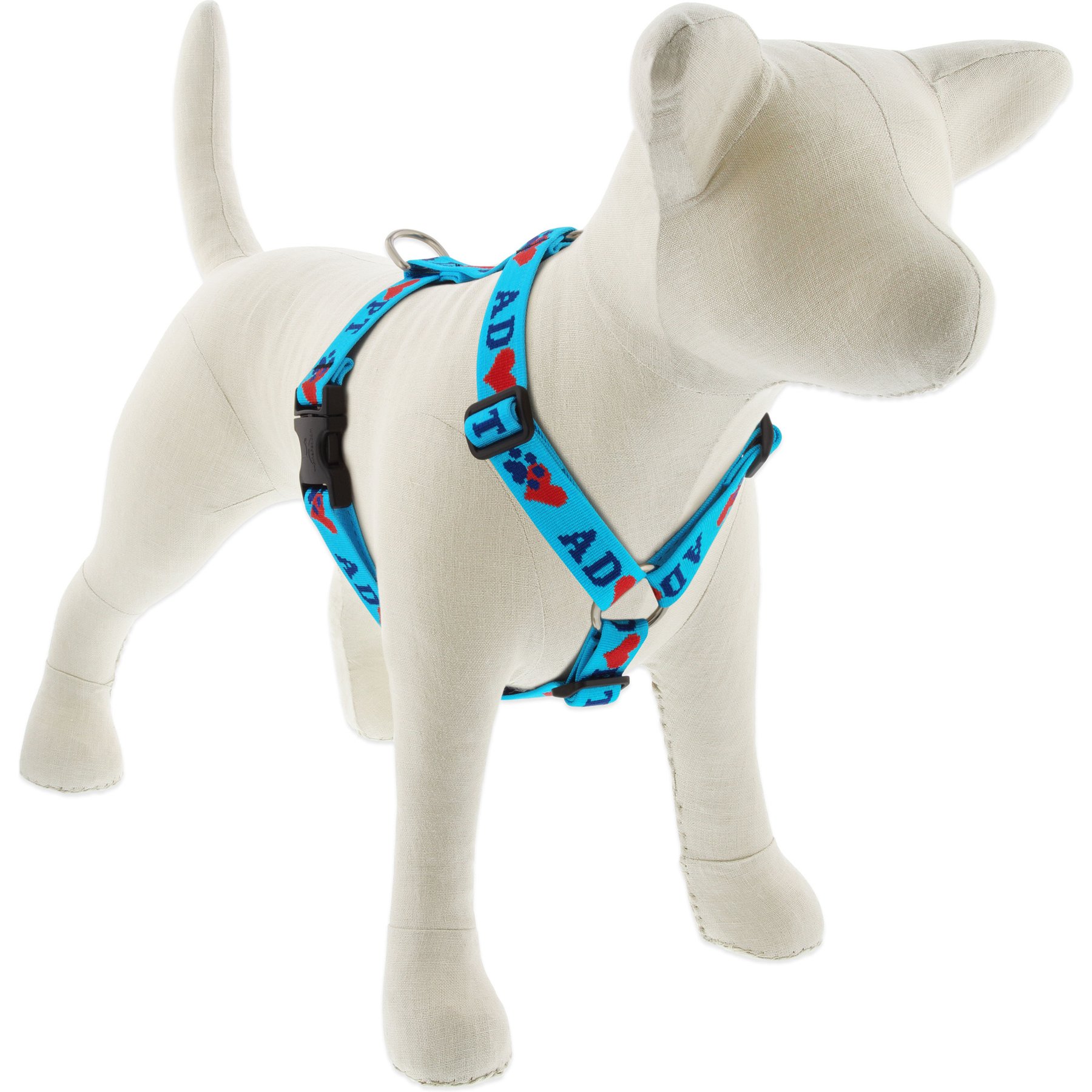 LupinePet Adopt Adjustable Dog Harness, X-Large: 36 to 44-in chest, 1-in wide