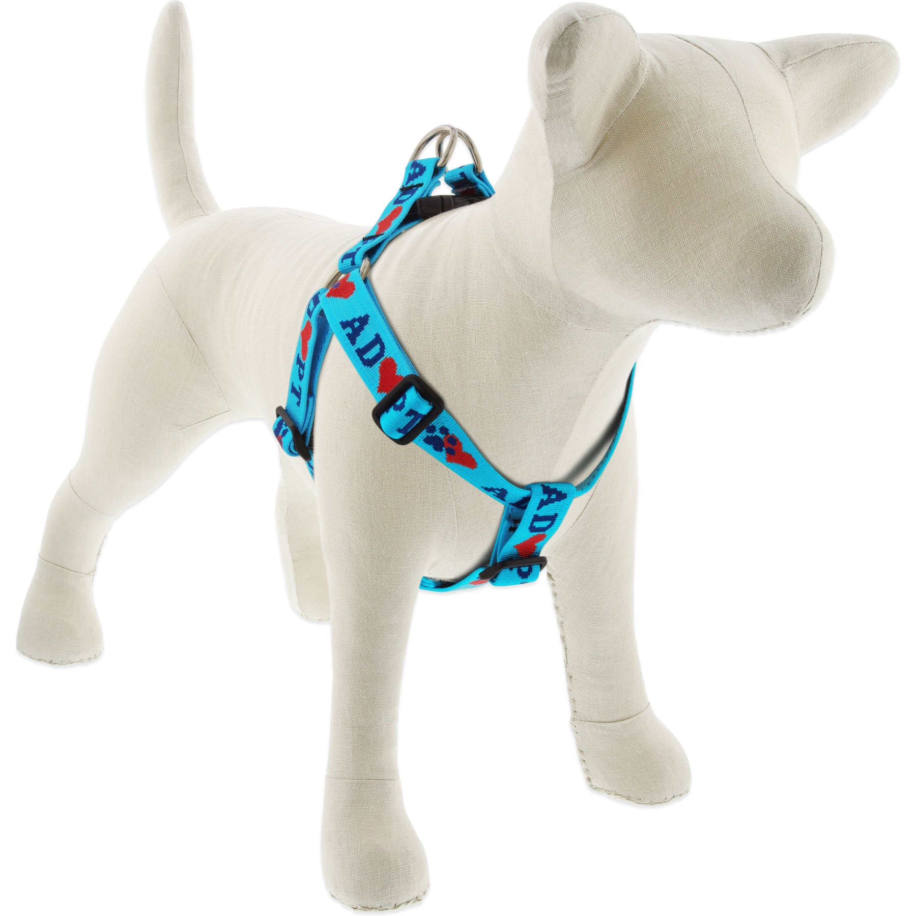 LupinePet Adopt Step-In Dog Harness, Medium: 19 to 28-in chest, 1-in wide