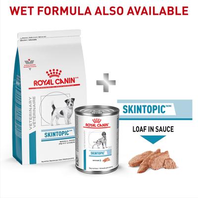 Show full view: Royal Canin Veterinary Diet Skintopic Small Dog Adult Dry Dog Food, 8.8-lb bag slide 6 of 11