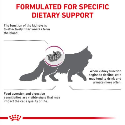 Show full view: Royal Canin Veterinary Diet Adult Renal Support S Dry Cat Food, 3-lb bag slide 5 of 11
