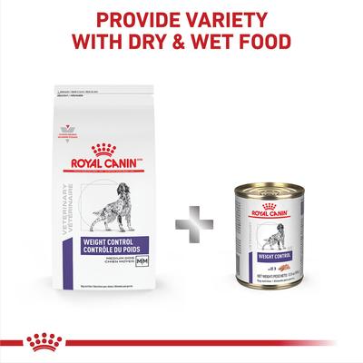 Show full view: Royal Canin Veterinary Diet Adult Weight Control Medium Breed Dry Dog Food, 17.6-lb bag slide 6 of 11