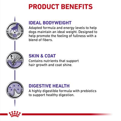 Show full view: Royal Canin Veterinary Diet Adult Weight Control Medium Breed Dry Dog Food, 17.6-lb bag slide 5 of 11