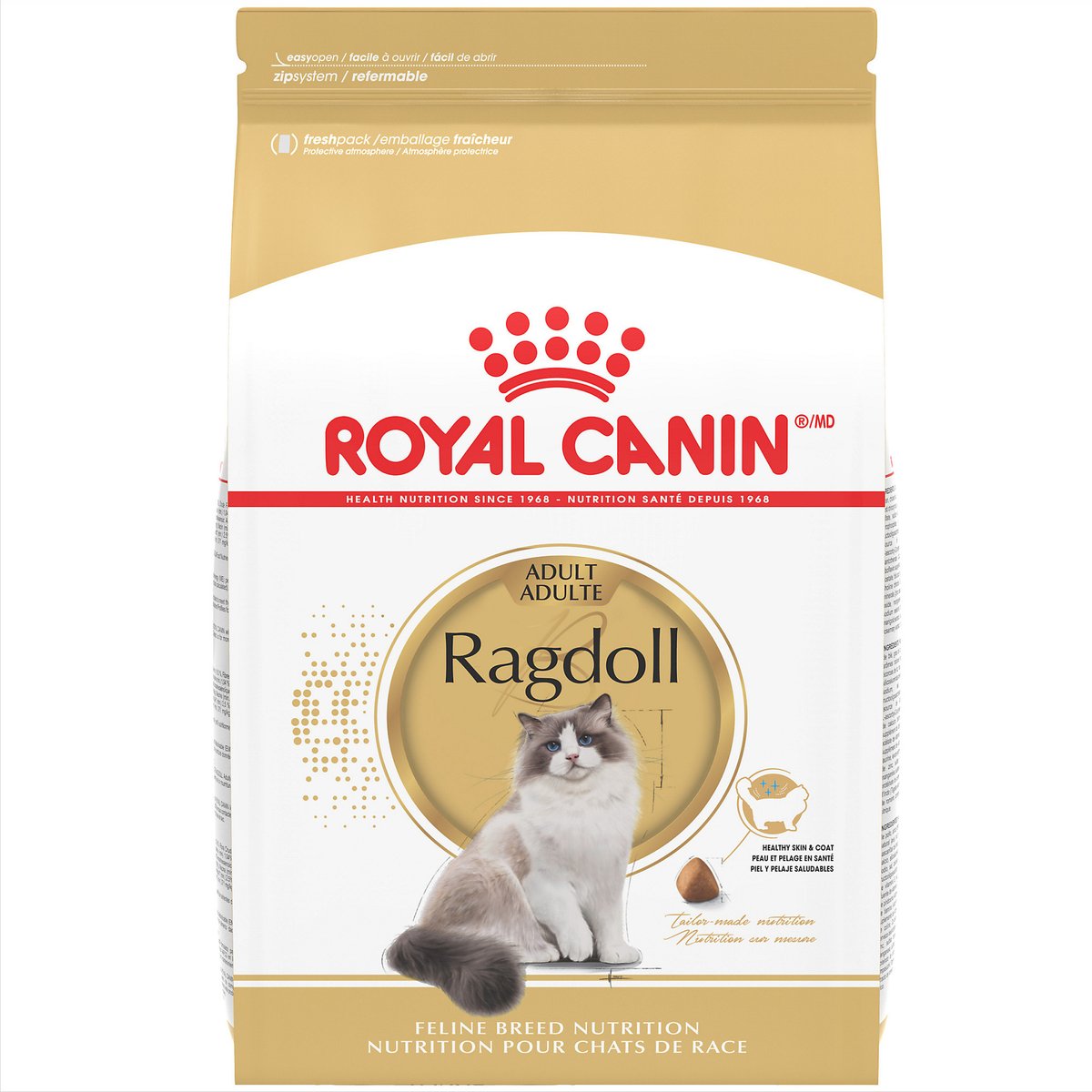 Royal Canin Feline Breed Nutrition Ragdoll Adult Dry Cat Food, 7-lb bag