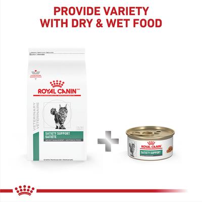 Show full view: Royal Canin Veterinary Diet Adult Satiety Support Weight Management Dry Cat Food, 7.7-lb bag slide 6 of 11