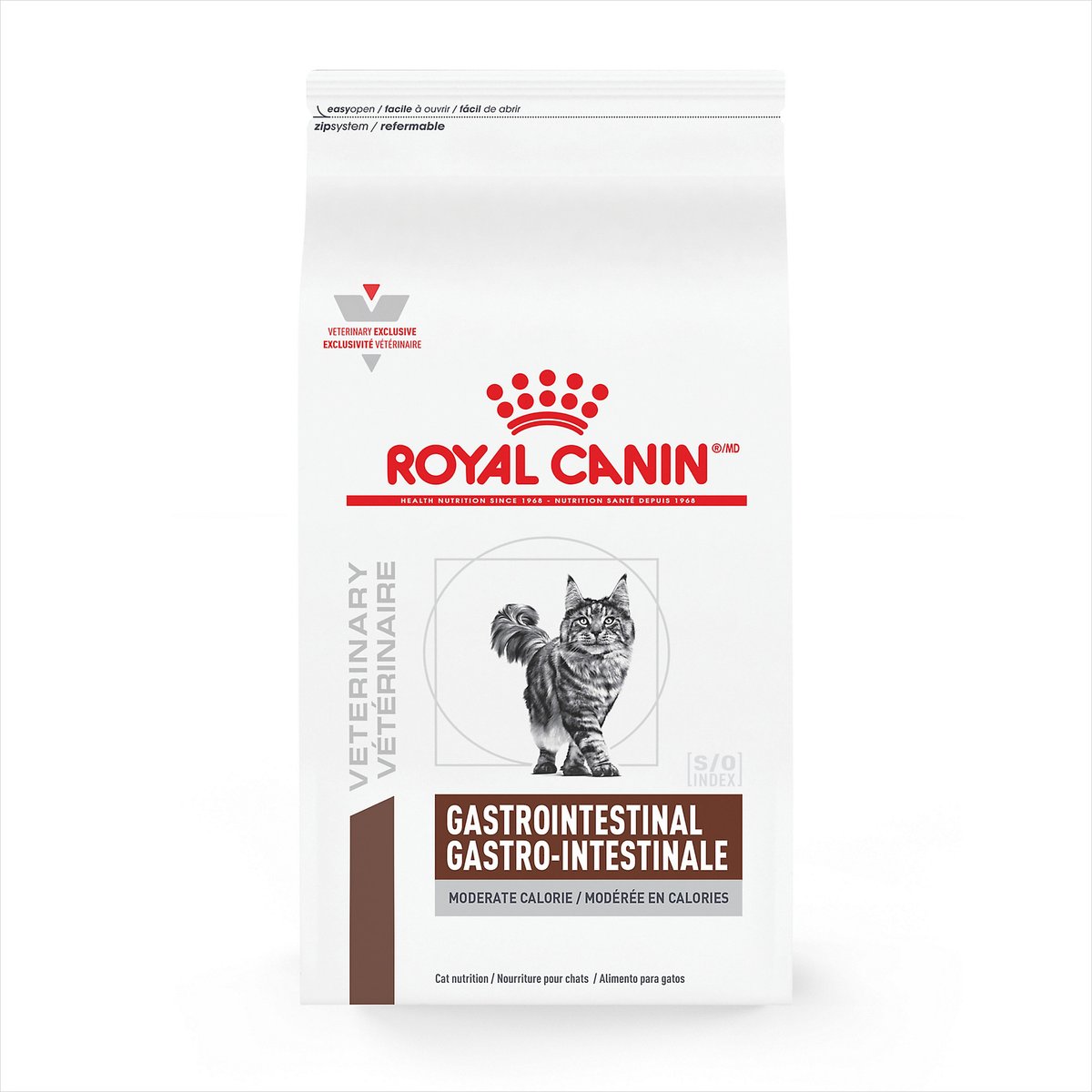 Royal Canin Veterinary Diet Adult Gastrointestinal Moderate Calorie Dry Cat Food, 6.6-lb bag