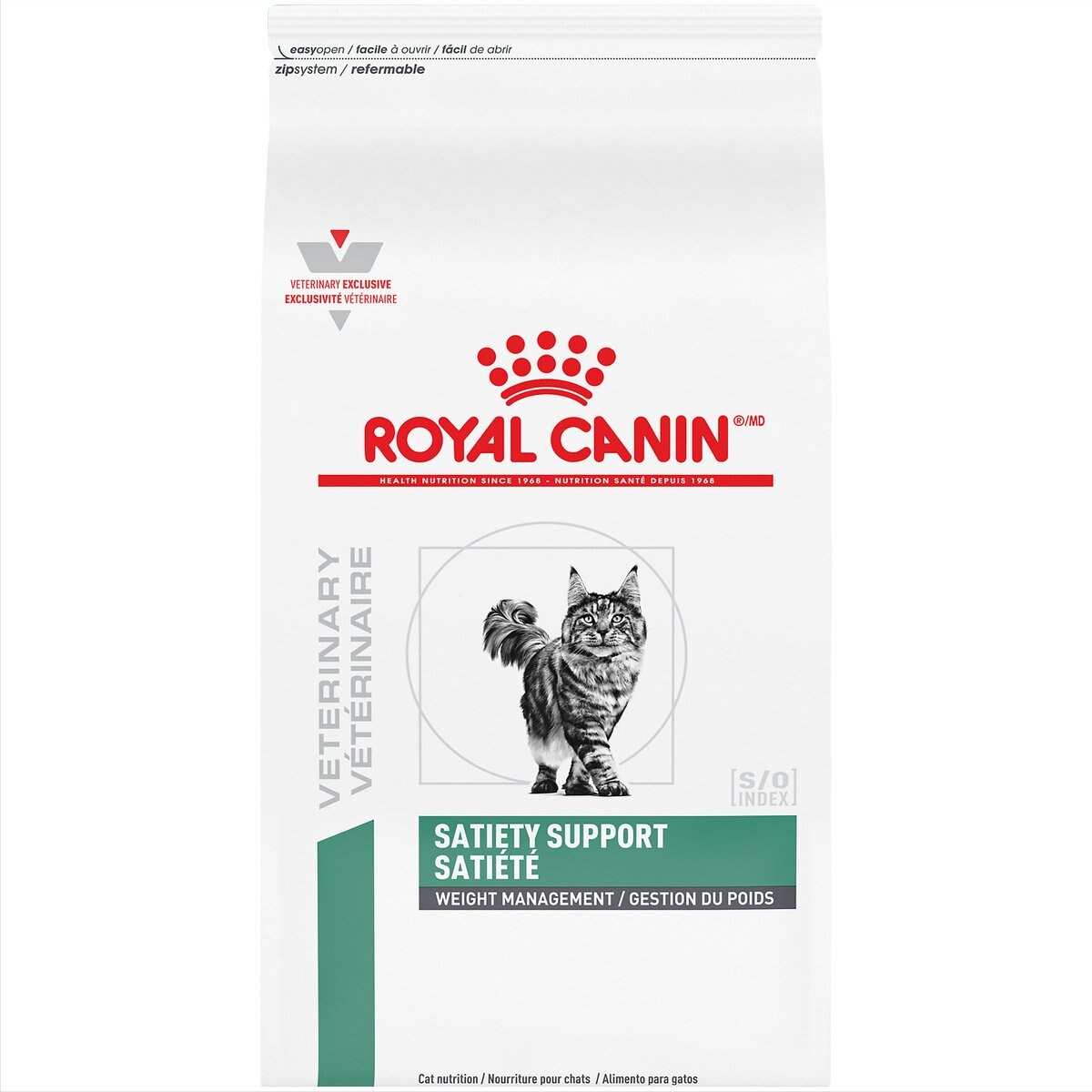 Royal Canin Veterinary Diet Adult Satiety Support Weight Management Dry Cat Food, 7.7-lb bag