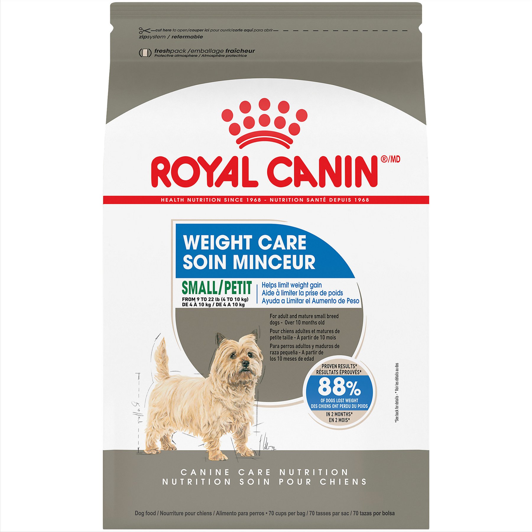 Royal Canin Canine Care Nutrition Small Weight Care Adult Dry Dog Food, 13-lb bag