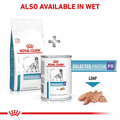 Show full view: Royal Canin Veterinary Diet Selected Protein Potato & Rabbit Formula Adult Dry Dog Food, 7.7-lb bag slide 6 of 11