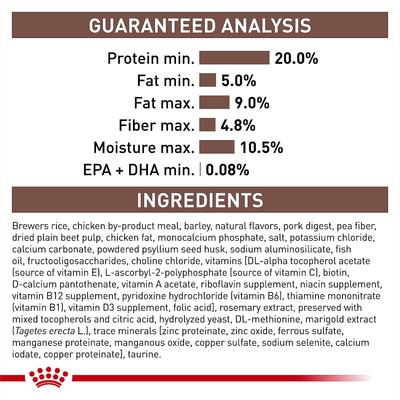 Show full view: Royal Canin Veterinary Diet Adult Gastrointestinal Low Fat Dry Dog Food, 6.6-lb bag slide 7 of 12