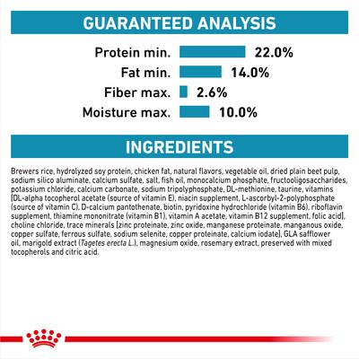Show full view: Royal Canin Veterinary Diet Adult Hydrolyzed Protein Small Breed Dry Dog Food, 8.8-lb bag slide 7 of 11