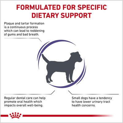 Show full view: Royal Canin Veterinary Diet Adult Dental Small Breed Dry Dog Food, 8.8-lb bag slide 3 of 12