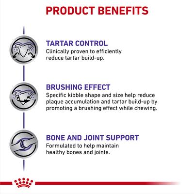 Show full view: Royal Canin Veterinary Diet Adult Dental Medium & Large Breed Dry Dog Food, 7.7-lb bag slide 5 of 11