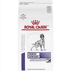 Royal Canin Veterinary Diet Adult Dental Medium & Large Breed Dry Dog Food, 7.7-lb bag