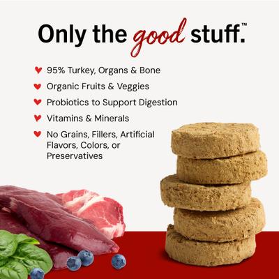 Show full view: Stella & Chewy's Freeze-Dried Raw Simply Venison Dinner Patties Dog Food, 25-oz bag slide 4 of 13