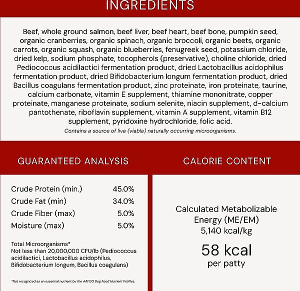 Stella & Chewy's Surf 'N Turf Dinner Patties Freeze-Dried Raw Dog Food