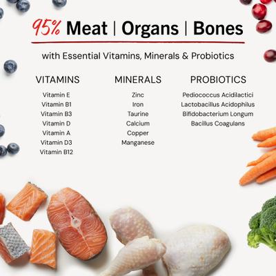 Show full view: Stella & Chewy's Perfectly Puppy Chicken & Salmon Dinner Patties Freeze-Dried Raw Dog Food, 5.5-oz bag slide 9 of 13