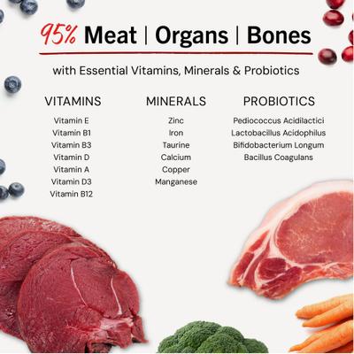 Show full view: Stella & Chewy's Venison Blend Dinner Patties Freeze-Dried Raw Dog Food, 14-oz bag slide 9 of 13