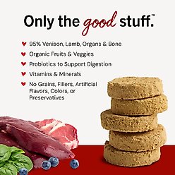 Stella & Chewy's Venison Blend Dinner Patties Freeze-Dried Raw Dog Food, 5.5-oz bag slide 2 of 9