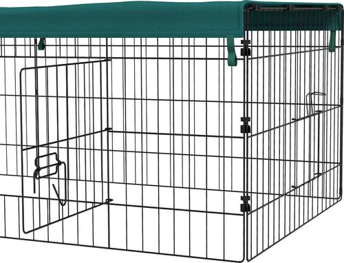 Show full view: PawHut 73-in Indoor/Outdoor Small Animal Playpen slide 9 of 9