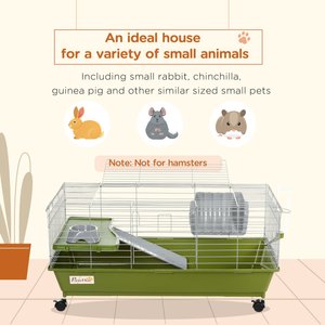 PawHut 35-in Small Pet Cage, Green