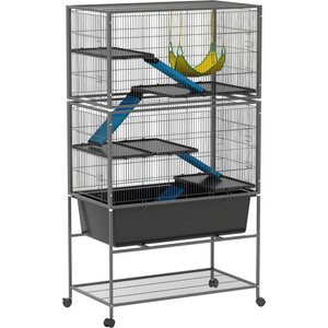 EXOTIC NUTRITION Brisbane Sugar Glider Cage, Black - Chewy.com