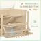 Show in main carousel: PawHut Wooden Activity Center Hamster Cage, Natural Wood slide 6 of 10