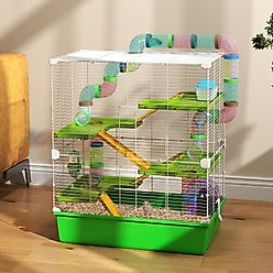 PawHut 23-in 5-Tier Hamster Cage slide 2 of 9