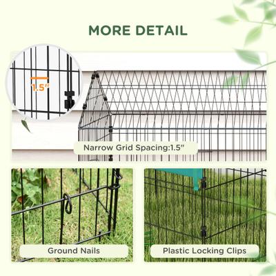 Show full view: PawHut 73-in Small Animal Playpen slide 7 of 9