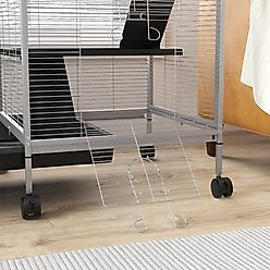 PawHut Rolling 4 Platform Small Animal Cage slide 2 of 9