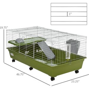 PawHut 47-in Small Animal Cage