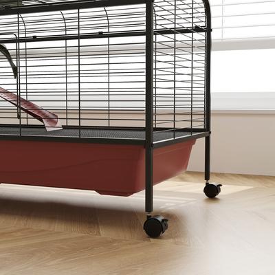 Show full view: PawHut 48-in Ferret Cage with Wheels slide 8 of 9