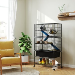 PawHut 59-in 5-Level Ferret Cage