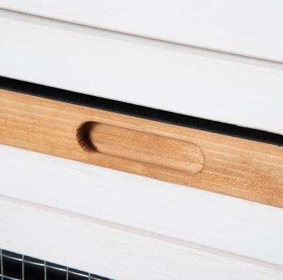 Show full view: PawHut 90.5-in Wooden Rabbit Hutch slide 9 of 10