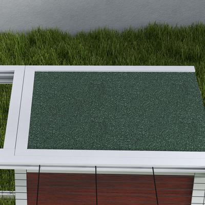 Show full view: PawHut 64-in Wooden Outdoor Rabbit Hutch slide 7 of 9