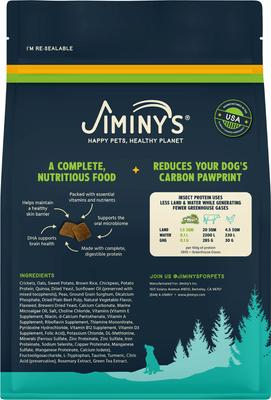 Show full view: Jiminy's Cravin' Cricket Sensitive Stomach Dry Dog Food, 10-lb bag slide 3 of 10