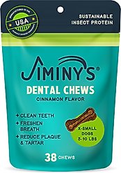 Jiminy's Dog Dental Chew Treat, X-Small, 38 count