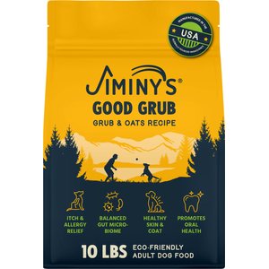 Jiminy's Good Grub Allergy Relief & Healthy Skin & Coat Dry Dog Food, 10-lb bag