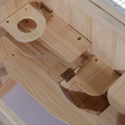 Show full view: PawHut Two Level Hamster Cage slide 8 of 9