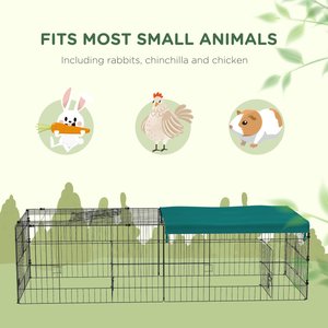 PawHut 73-in Indoor/Outdoor Small Animal Playpen