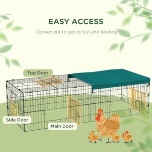 PawHut 73-in Indoor/Outdoor Small Animal Playpen