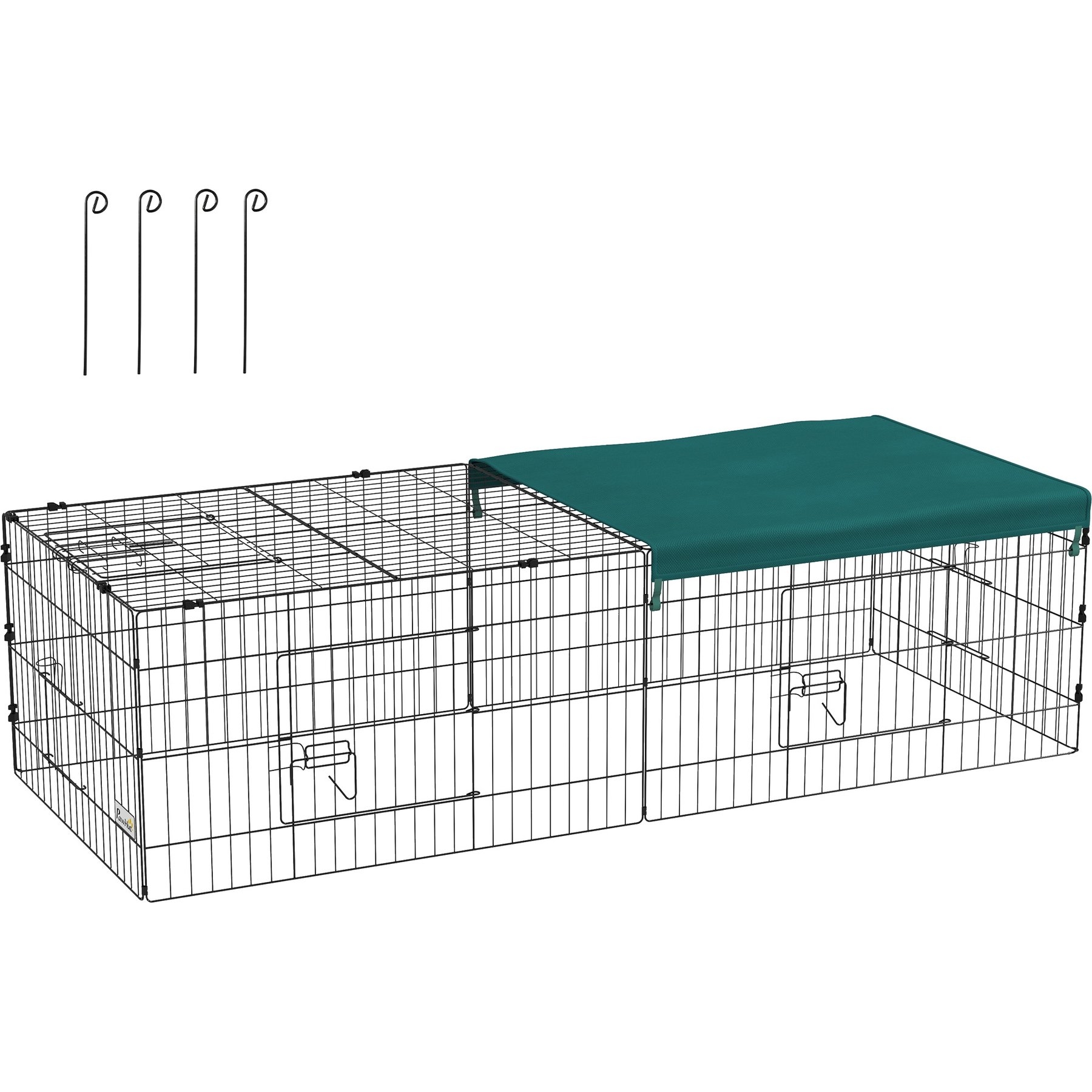 PawHut 73-in Indoor/Outdoor Small Animal Playpen