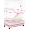 Show in main carousel: PawHut 32-in 4-Level Ferret Cage with Universal Lockable Wheels, Pink slide 1 of 9
