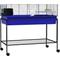Show in main carousel: PawHut 39-in 2-Story Small Animal Cage with Stand, Blue slide 1 of 9