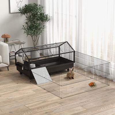 Show full view: PawHut Small Animal Playpen Cage slide 2 of 9