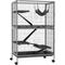 Show in main carousel: PawHut 50-in 5-Tier Steel Wire Ferret Cage, Gray slide 1 of 10