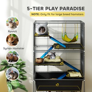 PawHut 59-in 5-Level Ferret Cage