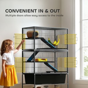 PawHut 59-in 5-Level Ferret Cage