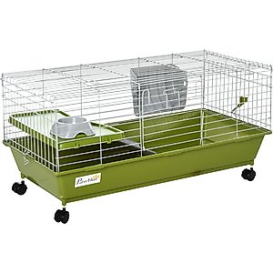 PawHut 35-in Small Pet Cage, Green